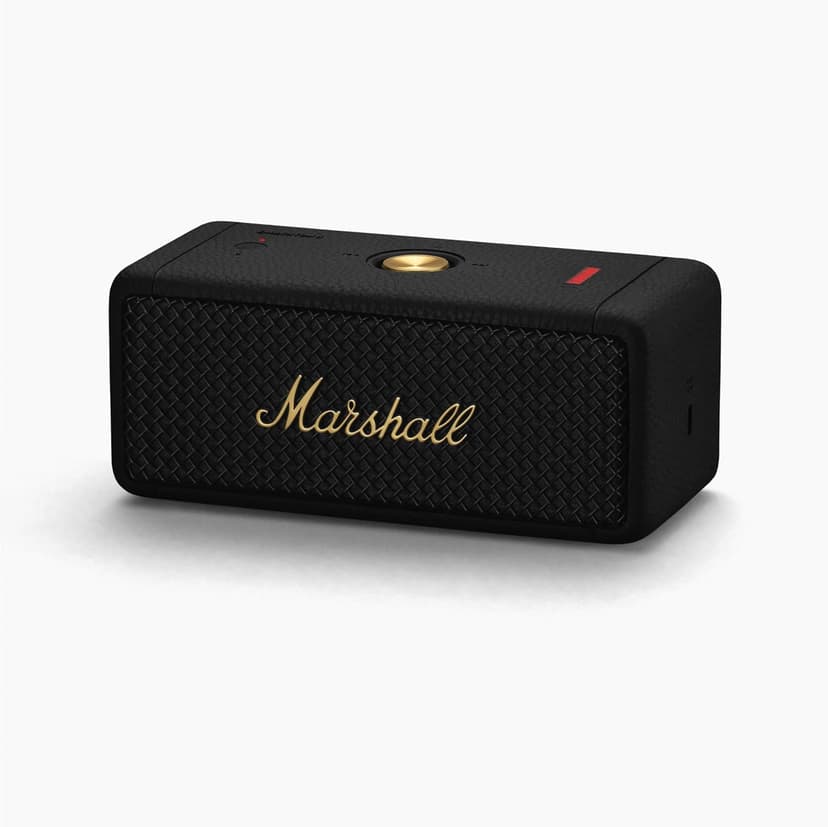 Marshall Emberton II Portable Bluetooth Speaker, Black & Brass