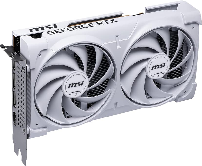 MSI Gaming RTX 5060 8G Ventus 2X OC White Graphics Card (8GB GDDR7,128-bit, Extreme Performance: 2535 MHz, DisplayPort x3 2.1a, HDMI 2.1b, NVIDIA Blackwell Architecture)
