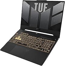 ASUS TUF Gaming A15 (2022) Gaming Laptop, 15.6" 300Hz FHD Display, AMD Ryzen 7 6800H CPU, GeForce RTX 3060 GPU, 16GB DDR5 RAM, 512GB PCIe SSD, Wi-Fi 6, Windows 11 Home, Mecha Gray, FA507RM-ES73