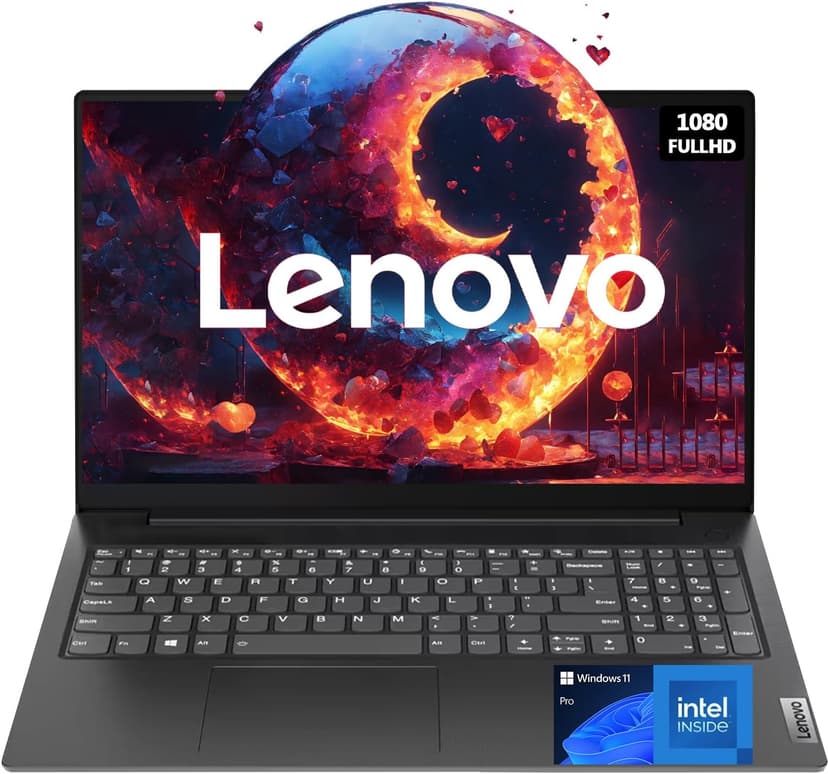 Lenovo New V15 Essential Laptop | Intel Multitasking 4-core Processor | 32GB RAM | 1TB SSD | 15.6" FHD 1080p Display | Ethernet RJ-45 | Rugged Design | Windows 11 Pro | WOWPC Recovery USB