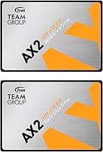 TEAMGROUP AX2 2TB 2 Pack 3D NAND TLC 2.5 Inch SATA III Internal Solid State Drive SSD (Read Speed 540 MB/s) Compatible with Laptop & PC Desktop T253A3002T0C1P1