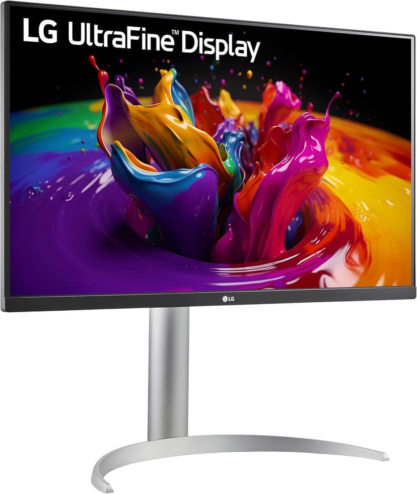 LG 27UP850K-W 27-inch Ultrafine 4K UHD (3840 x 2160) IPS Computer Monitor, 60Hz, 5ms, DisplayHDR 400, Built-in Speaker, HDMI, DisplayPort, USB Type-C 90W PD, Tilt/Height/Pivot Adjustable Stand, White