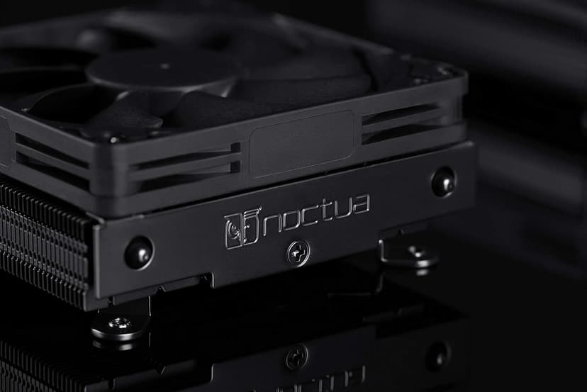 Noctua NH-L9i-17xx chromax.Black, Premium Low-Profile CPU Cooler for Intel LGA1700 and LGA1851 (Black)