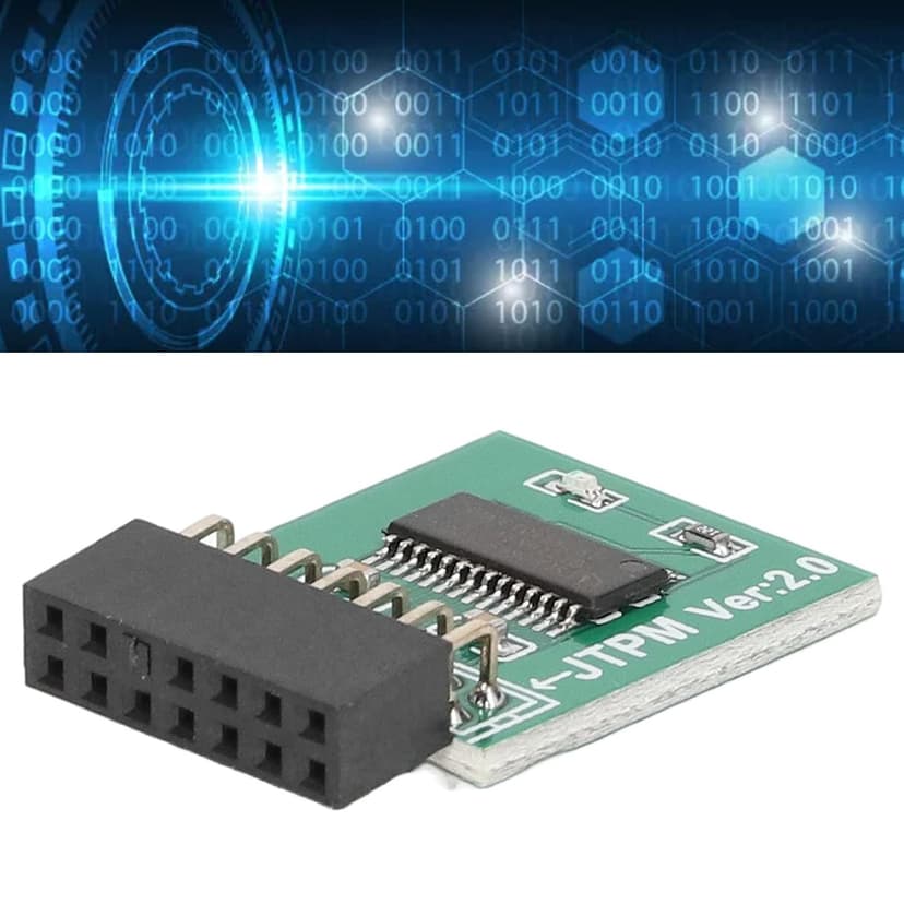 MSI TPM 2.0 Module Board for Win11 Green, Strong Encryption, 14 Pin LPC Interface, Compatible with PC