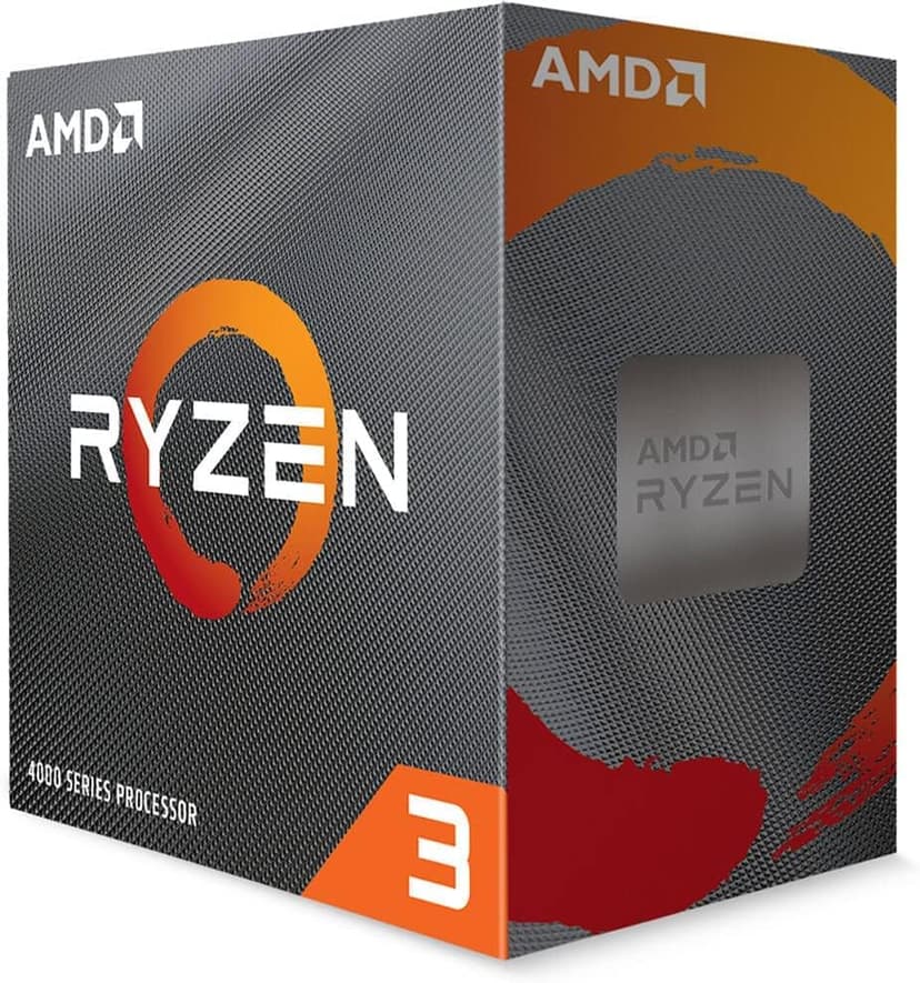 AMD Ryzen 3 4100 4-Core, 8-Thread Unlocked Desktop Processor with Wraith Stealth Cooler