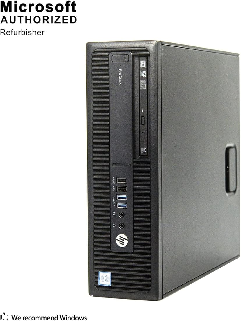 HP Business Desktop ProDesk 600 G2 Desktop Computer - Intel Core i5 (6th Gen) i5-6500 3.20 GHz - 8 GB DDR4 SDRAM - 256 GB SSD (Renewed)