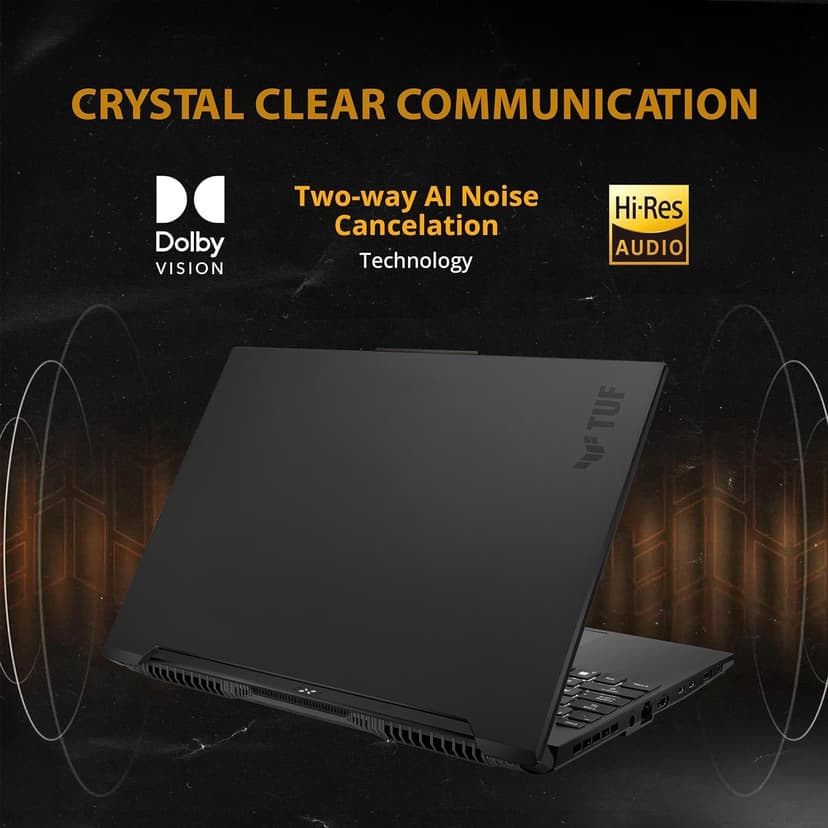 ASUS TUF 16" Ryzen 7 Ultimate Gaming Laptop, 16" FHD+ 165Hz, AMD Ryzen 7 7735HS (Beats Intel i7-13700H), AMD Radeon RX 7700S (Beats GeForce RTX 4060), 64GB DDR5 RAM, 1TB SSD, RGB Backlit KB, W11 Home