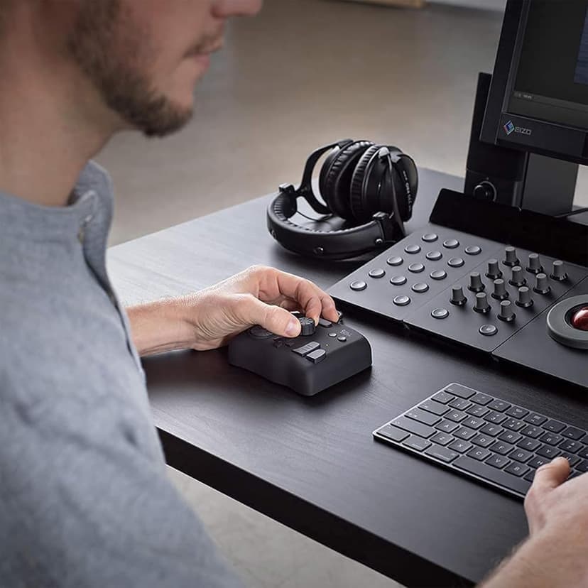 TourBox NEO - Custom Controller for Photo Video Editing, Color Grading, Illustration, MacOS/Windows, Photoshop Lightroom Davinci Resolve After Effects Premiere Final Cut Pro Programmable Keyboard