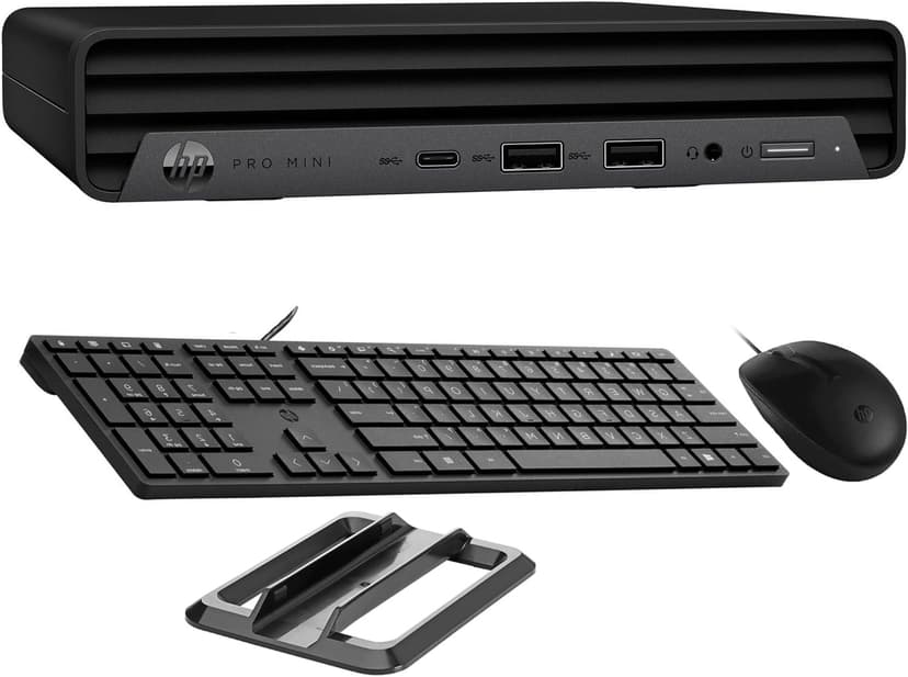 HP Pro Mini 400 G9 Mini PC Business Desktop Computer, 32GB DDR4 RAM, 1TB PCIe SSD, Intel 6-Core i5-12500T (Beat i7-11700T), WiFi 6, Bluetooth, 2 Type-C + 2 DisplayPort + HDMI, Windows 11 Pro, Wendbo