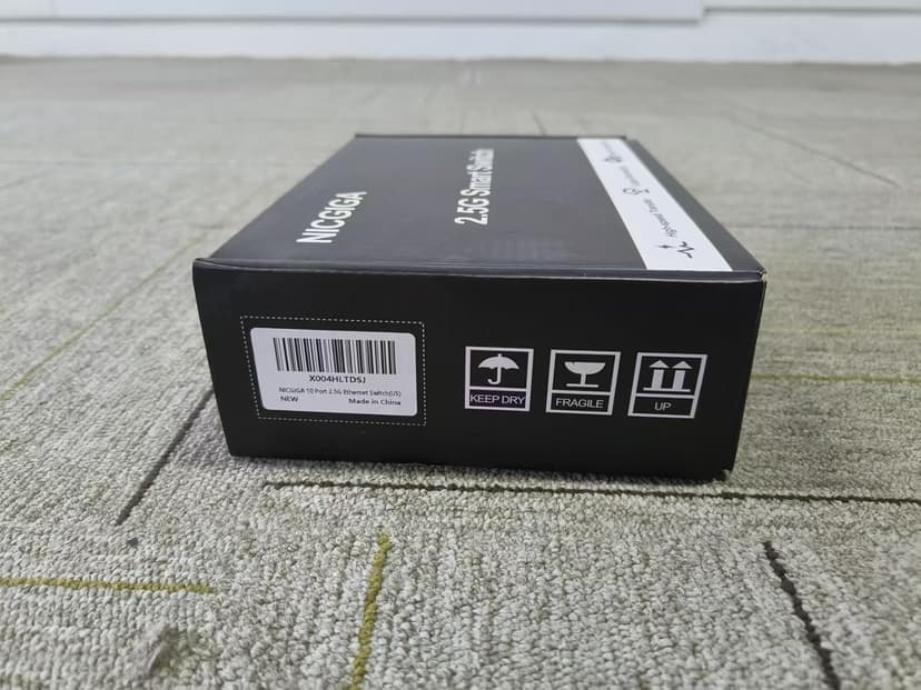 10 Port 2.5Gb Unmanaged Ethernet Switch with 8* 2.5G Base-T Ports + 2* 10G SFP+ Ports. NICGIGA 8 Port 2.5Gbps Network Switch for 2.5Gbps NAS/PC, WiFi6 Router, Wireless AP. Fanless Design.