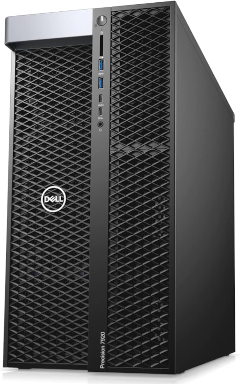 PCSP Precision 7920 Tower Workstation, VR CG AI 4K Editing Rendering, 2X Intel Xeon Gold 6148 up to 3.7GHz (40-Cores), 192GB DDR4, 1TB SSD + 4TB HDD, Quadro P4000 8GB, Windows 11 Pro (Renewed)