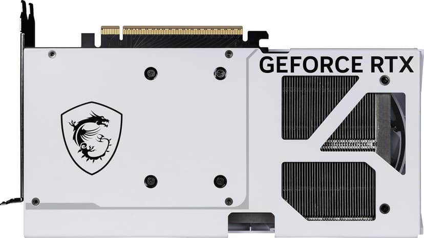 MSI Gaming RTX 5070 12G Ventus 2X OC White Graphics Card (12GB GDDR7, 192-bit, Extreme Performance: 2557 MHz, DisplayPort x3 2.1a, HDMI 2.1b, NVIDIA Blackwell Architecture)