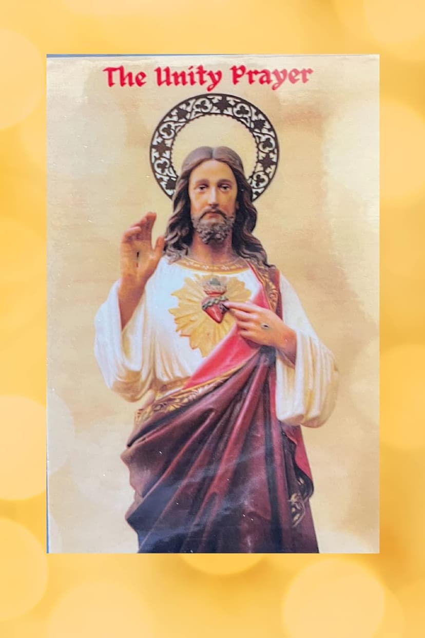 The Unity Prayer Card Laminated