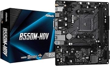 ASRock B550M-HDV Supports 3rd Gen AMD AM4 Ryzen™ / Future AMD Ryzen™ Processors Motherboard