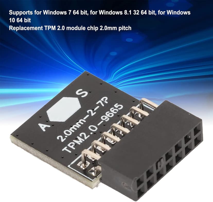 TPM 2.0 Module Chip with 14 Pin Security Module for Motherboards,