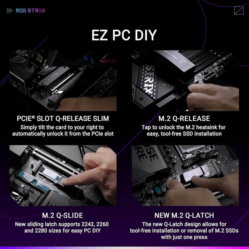 Micro Center AMD Ryzen 9 9950X CPU Processor with ASUS ROG Strix X870E-E Gaming WiFi X870 ATX Motherboard (18+2+2 Power Stages, WiFi 7, 5X M.2, PCIe 5.0, USB4)
