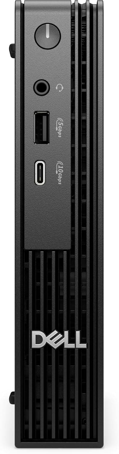 2025 Dell Pro Micro MFF Mini AI PC (Intel 14-Core Ultra 5 235T (> i7-13700), 32GB DDR5, 1TB SSD), QCM1250 (Replace OptiPlex 7000), Tiny Business Desktop, Wi-Fi 6E, RJ45, Bluetooth, 2x DP, Win 11 Pro