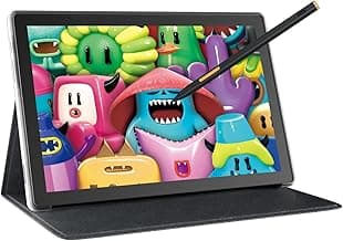 HUION Kamvas Slate 10 Standalone Drawing Tablet No Computer Needed with Full-Laminated Screen, 10.1-inch Digital Art Tablet with 4096 Levels Stylus Pen, Android 12, 8GB+128GB for Artist Beginner