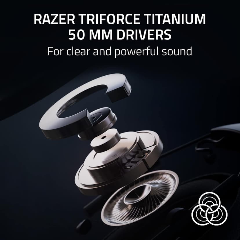 Razer BlackShark V2 Pro Wireless Gaming Headset 2023 Edition: Detachable Mic - Pro-Tuned FPS Profiles - 50mm Drivers - Noise-Isolating Earcups w/Ultra-Soft Memory Foam - 70 Hr Battery Life - Black