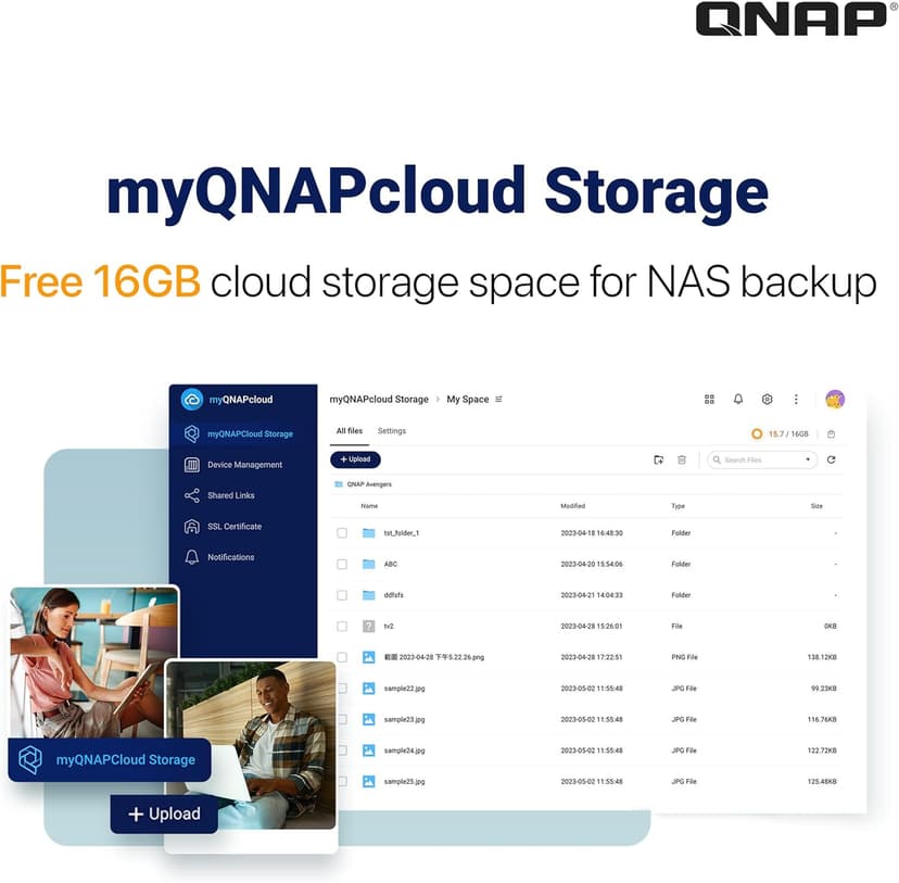 QNAP TS-216G-US - The Most Affordable 2-Bay 2.5GbE Desktop NAS, Equipped with ARM Cortex-A55 Quad-Core CPU, Built-in NPU and 4GB DDR4 RAM (Diskless)
