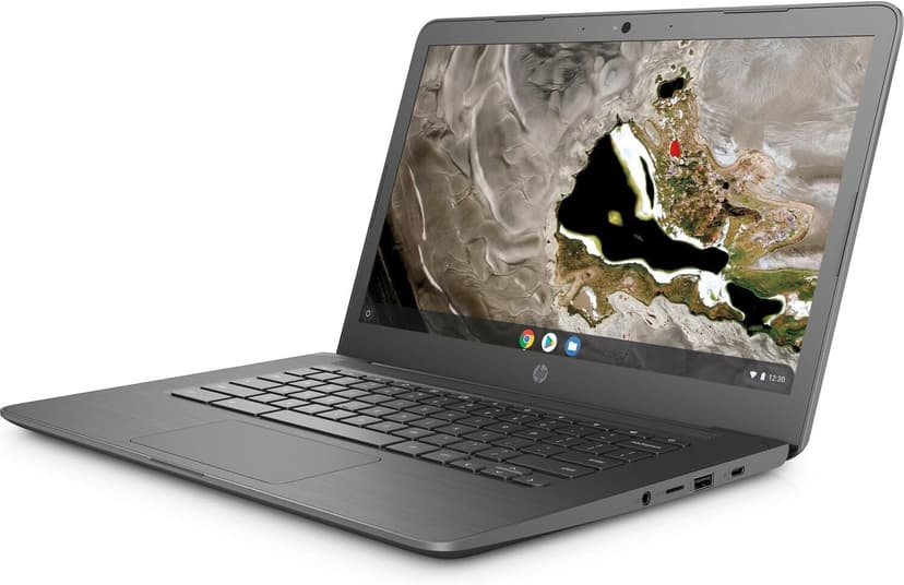 HP Chromebook 14A G5 Laptop 14" HD 1366 x 768 AMD A4-9120C Processor AMD Radeon R4 Graphics 4GB DDR4 RAM 32GB eMMC 1.6 GHz Chrome OS Wi-Fi Bluetooth Natural Silver (Renewed)