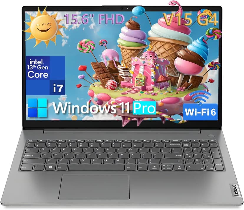 Lenovo Laptop Computer for Business & Home, Intel 10-Core i7-13620H (Beat Ultra 7 255U), 40GB DDR4 RAM, 1TB PCIe SSD, WiFi 6, Bluetooth, 15.6" FHD, Type-C, HDMI, Iron Grey, Windows 11 Pro, Wendbo
