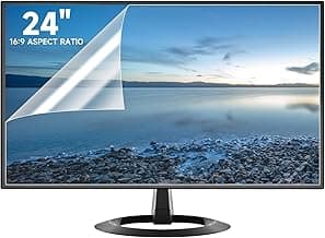 2 Pack 24 Inch Anti Glare Matte Screen Protector for 24 Inch 16:9 Sceptre/LG/Dell/HP/Acer/ViewSonic/ASUS/Aoc/Samsung Widescreen Monitor, Eye Protection Anti Scratch & Anti Glare Film