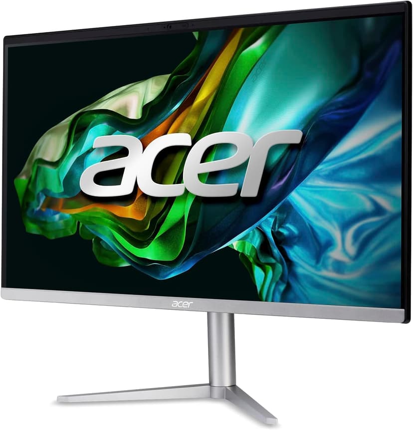 Acer Aspire C24-1300-UR31 AIO Desktop | 23.8" Full HD IPS Display | AMD Ryzen 3 7320U Quad-Core Processor | AMD Radeon 610M Graphics | 8GB LPDDR5 | 512GB PCIe SSD | Wi-Fi 6E | Windows 11 Home,Black