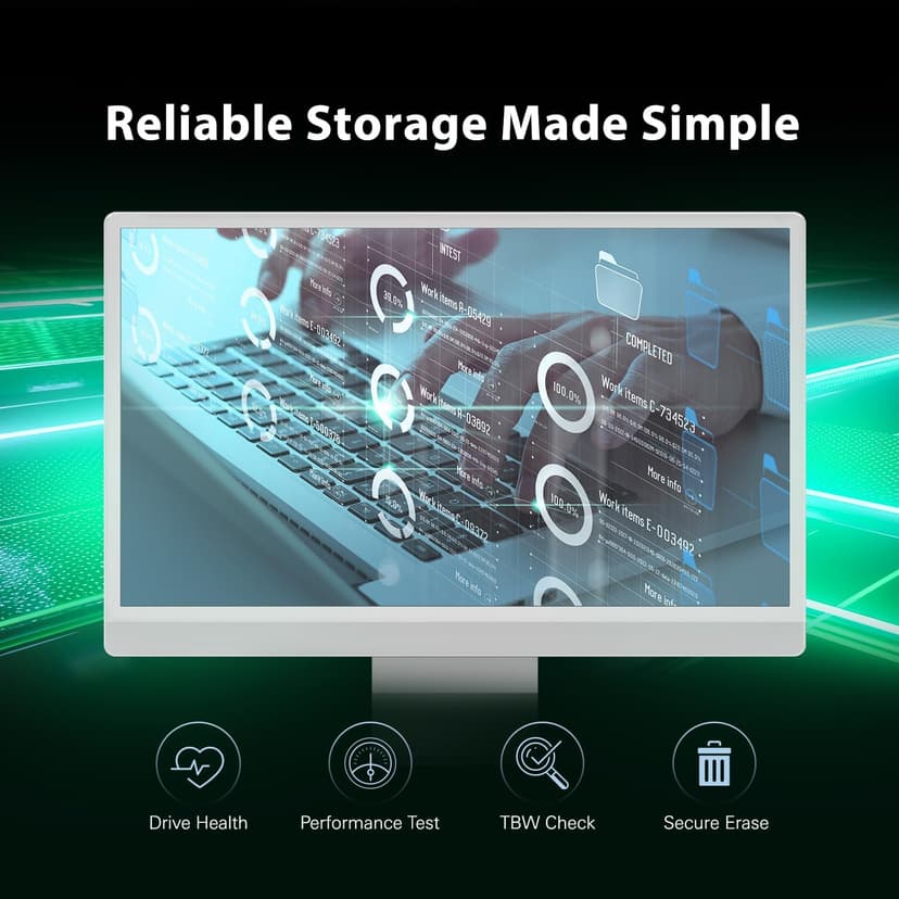 Silicon Power SU01KGBP44UD9007MM SSD UD90 2230 NVMe 4.0 Gen4 PCIe M.2 R/W up to 5000/3200MB/s Compatible with Steam Deck