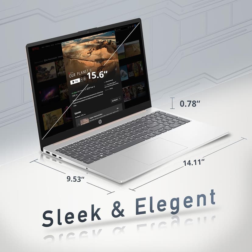 HP 15 Professional Slim High-Performance Laptop in Blush Pink Ryzen 5 4-Core up to 4.3GHz 8GB 256GB SSD 15.6in Full HD BO Audio W11 (15-FC - Renewed)