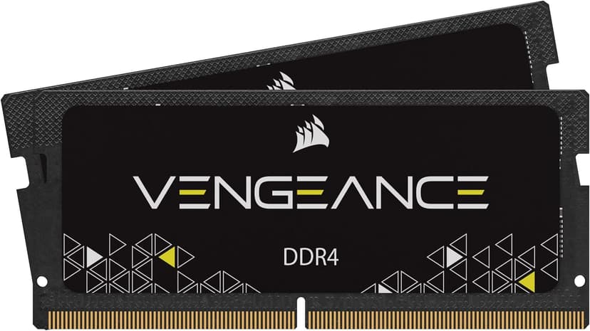 CORSAIR Vengeance SODIMM DDR4 RAM 32GB (2x16GB) 3200MHz CL22-22-22-53 1.2V Intel AMD Laptop Notebook Memory - Black (CMSX32GX4M2A3200C22)