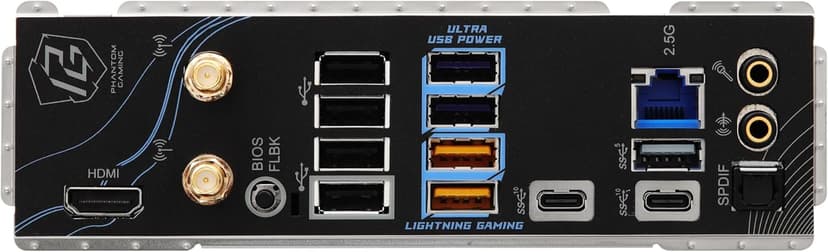 ASRock AMD B850 Phantom Gaming Riptide WiFi 7 Socket AM5 Ryzen 9000/8000/7000 Series DDR5 8000+ (OC) MHz 256GB ATX Motherboard M.2 SATA3 6.0 Gb/s PCIe 5.0