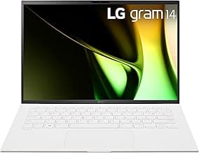 LG gram 14-Inch Lightweight Laptop Intel Evo Edition - Intel Core Ultra 5 Processor Windows 11 Home 8GB RAM 512GB SSD - White