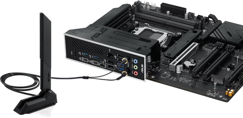 ASUS X870 MAX Gaming WIFI7 AMD AM5 ATX Motherboard, 12+2+1 80A DrMOS, DDR5, PCIe 5.0 x16 Q-Release, 3X M.2, Wi-Fi 7 Q-Antenna, 2.5Gb LAN, USB4® Type-C®, USB-C® 20Gbps, BIOS Flashback™, Aura Sync