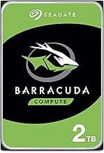 Seagate BarraCuda 2TB Internal Hard Drive HDD – 3.5 Inch SATA 6Gb/s 7200 RPM 256MB Cache – Frustration Free Packaging (ST2000DM008/ST2000DMZ08)