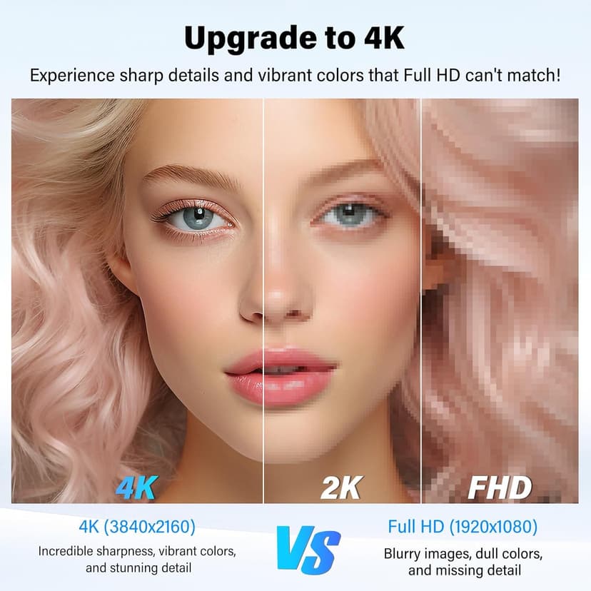Innoview 23.8” 4K Portable Monitor, UHD (3840*2160) 100%sRGB IPS Speakers USB-C HDMI Work Home Second Monitor W/180°Adjustable Stand for Laptop, Desktop, Macbook, Phones, Tablet, PS5/4, Xbox, Switch