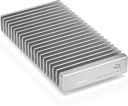 OWC 2TB Express 1M2 Portable NVMe SSD USB4 (Thunderbolt Compatible/USB-C) Ultra Fast External SSD Drive with Aluminum Heat Sink Enclosure