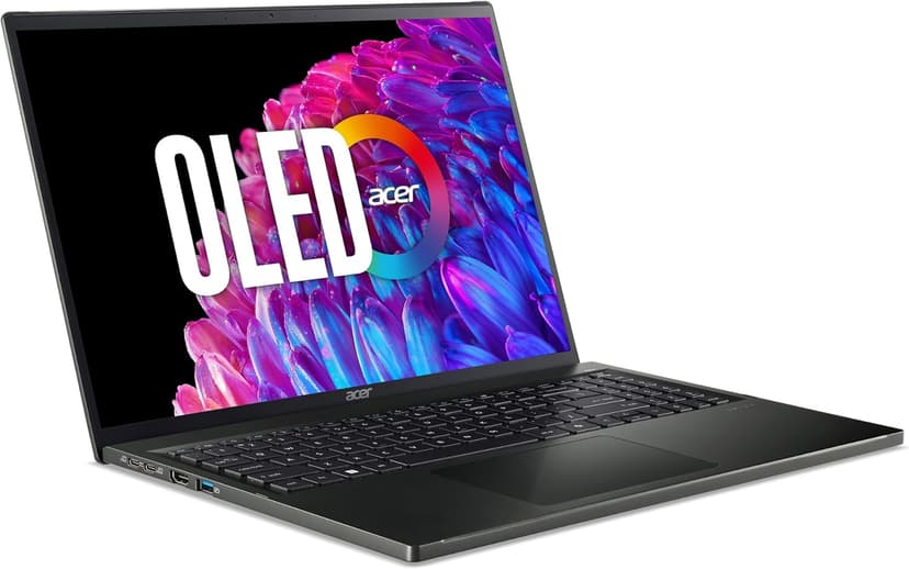 Acer Swift Edge 16 Laptop | 16" OLED WQXGA+ 3200 x 2000 Display | Unlock AI Experiences | AMD Ryzen 7 8840U Octa-Core Ryzen Processor | 16GB LPDDR5 | 1TB PCIe Gen 4 SSD | Wi-Fi 7 | SFE16-44-R8HM