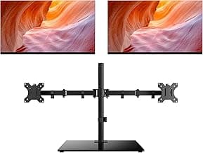 Packard Bell airFrame Dual Monitor Workstation – Two 21.5" Full HD Screens, VESA Mount, 1920x1080, 75Hz, Tilt Adjustable, HDMI/VGA, Slim Bezel – Ideal for Home, Office, Productivity & Light Gaming