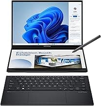 ASUS Zenbook DUO Laptop, Dual 14” OLED 3K 120Hz Touch Display, Evo, Intel Core Ultra 9 285H, Intel Arc Graphics, 32GB RAM, 1TB SSD, Windows 11, UX8406CA-PS99T