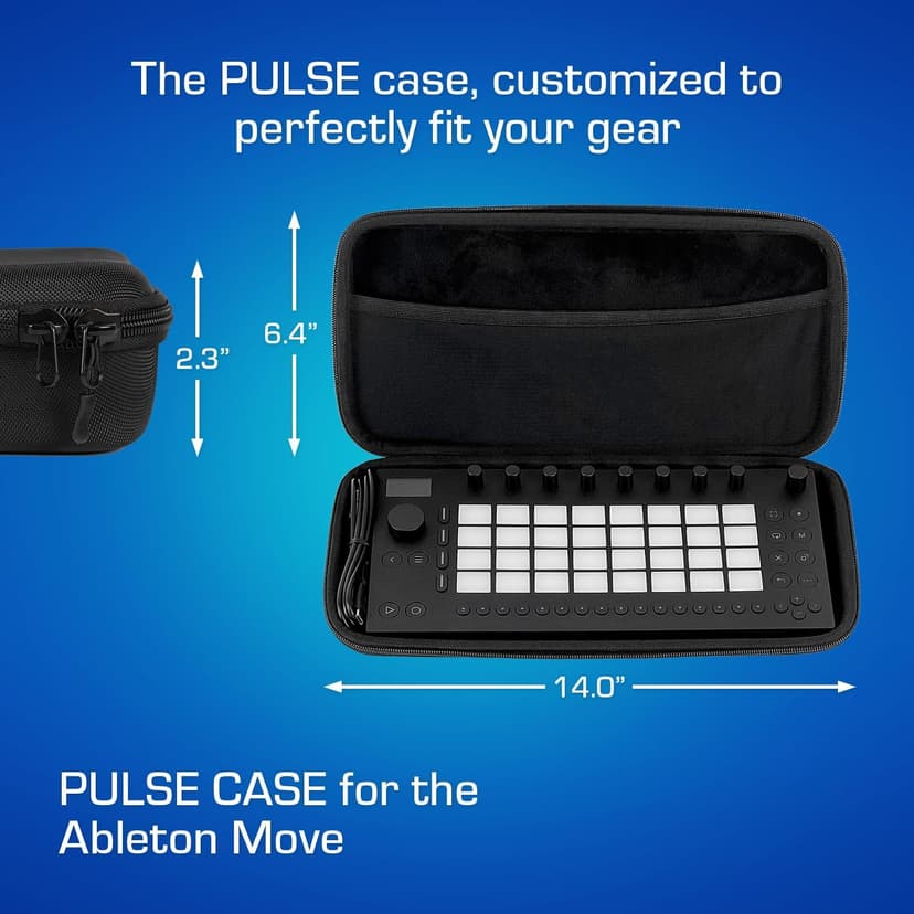 ANALOG CASES Ableton Move Case - Custom-Fitted Compact PULSE Hard Case for Travel