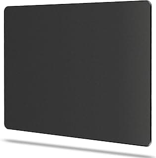 Hard Mouse Pad,Unique 3 Layers Mouse Pad with Plastic Surface,Compatible with High DPI Mice Quick Gestures Enhance Precision for Gaming and Office-Large (11.6"x9.5") Black (Black - 1 pc)