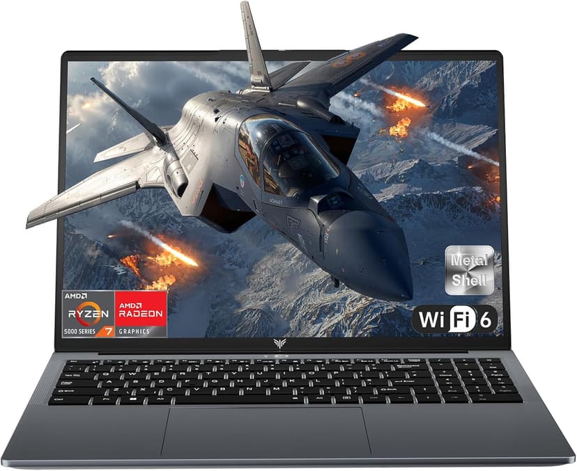 2025 Gaming Laptop, 16.0inch Laptop Computer with AMD Ryzen 7 5825U(8C/16T, Up to 4.5GHz), 16GB RAM 512GB NVMe SSD Windows 11 Laptop, Radeon RX Vega 8 Graphics,WiFi 6, Backlit KB