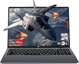 2025 Gaming Laptop, 16.0inch Laptop Computer with AMD Ryzen 7 5825U(8C/16T, Up to 4.5GHz), 16GB RAM 512GB NVMe SSD Windows 11 Laptop, Radeon RX Vega 8 Graphics,WiFi 6, Backlit KB