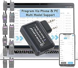 TIDRADIO Ham Radio Wireless Programmer Adapter APP and PC Program for Baofeng UV-5R and Multiple Models No Driver Issues Instead of Program Cable