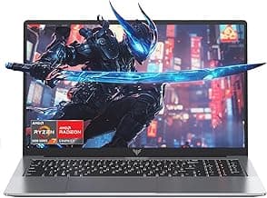 2025 Laptop Computers with AMD Ryzen7, 8-core Processor (Up to 4.3GHZ) with AMD Radeon Graphics,16GB DDR4 RAM 512GB SSD,WiFi 6,15.6 inch IPS Display,4800mAh Battery,Type-C,Micro SD
