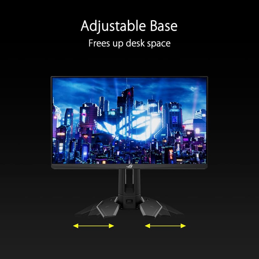 ASUS ROG Swift Pro PG248QP NVIDIA G-SYNC esports gaming monitor -24.1-inch FHD, 540 Hz (OC), Esports-TN panel, NVIDIA Reflex Analyzer, ULMB 2, adjustable base, ESS codec, DisplayHDR400, 3year warranty