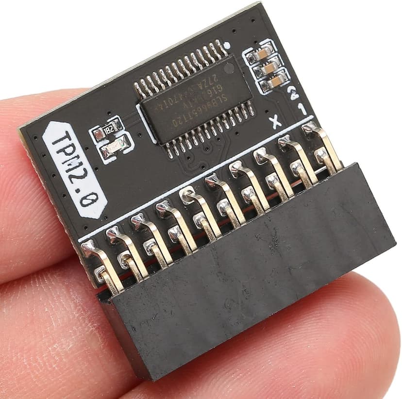 TPM 2.0 Module for Win11 for, 20Pin 2 10P Encryption Security Module, TPM 2.0 Module 2.54mm Pitch DDR4 Memory Module for Computer Motherboard