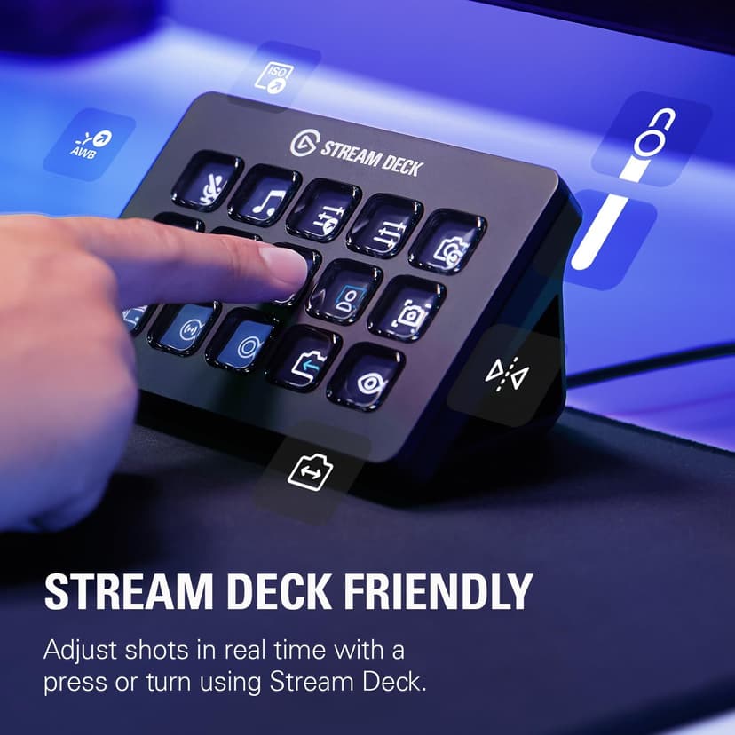 Elgato Facecam MK.2 – Premium Full HD Webcam for Streaming, Gaming, Video Calls, Recording, HDR Enabled, Sony Sensor, PTZ Control – works with OBS, Zoom, Teams, and more, for PC/Mac