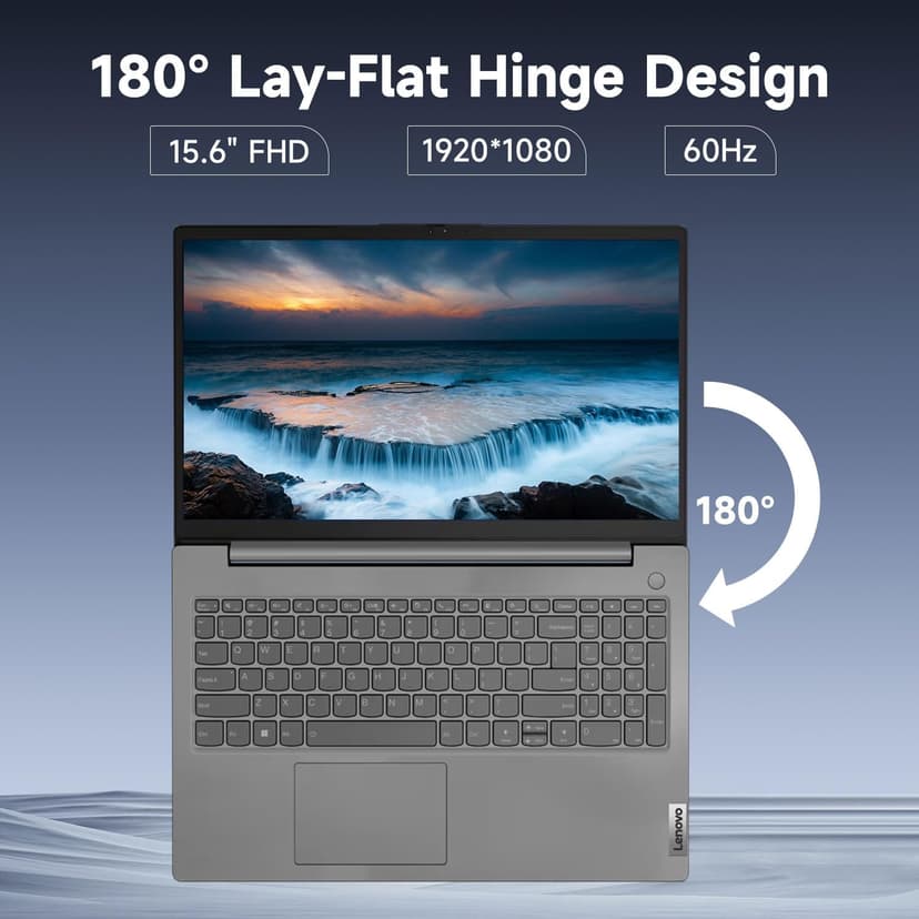 Lenovo V15 Business Laptop | 15.6" FHD Anti-Glare | Intel Core i7-13620H | 24GB RAM | 1TB SSD | HDMI | Numeric Keypad | Webcam | Wi-Fi 6 | Windows 11 Pro | Bundle with Thunderobot Wireless Mouse